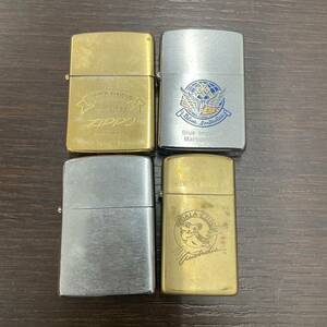 ＃16199-A【コレクター必見】【喫煙グッズ】ZIPPO　4点セット　着火未確認　保管品