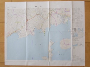 2.5万分の1地形図 福川(山口県) 昭和53年修正版