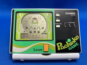 【動作品】LSIゲーム CASIO パチンコ PG-100 ゲームウォッチ LCD 携帯ゲーム カシオ Pachinko レトロ 電子