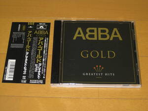 アバ・ゴールド（グレイテスト・ヒッツ) ベスト BEST GOLD ABBA 国内盤CD 帯付 POCP-1246 ♪ダンシング・クイーン♪S.O.S.