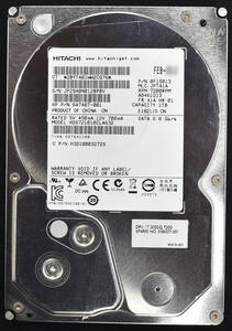 日立 HGST HDS721010CLA632 ディスク容量:1TB SATA300 HDD 2012年製造 (Cristal DiscInfo 正常) 使用時間 9100H (管:PH20