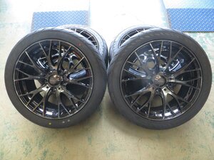 美品 WedsSport SA-20R 17インチ 7.5J+45 5H114.3 新品タイヤ FINALIST 215/45R17 アルテッツァ ヴェロッサ マークⅡ ウェッズスポーツ