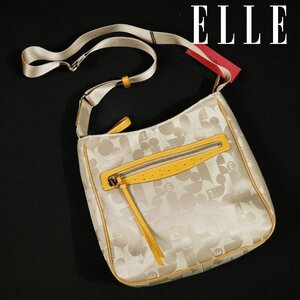 新品1円～★ELLE エル 女性用 レディース 軽量 斜め掛け可能 ショルダーバッグ モノグラム 正規店本物 ◆A1472◆