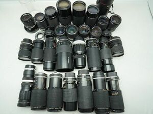 ★ニコン 純正MFレンズなど★NIKKOR-Q/SERIES E/Tokina/TAMRON/SIGMA/ 等 計:30点まとめ【ジャンク品】30949