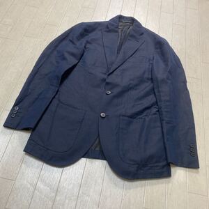 4027☆ UNITED ARROWS GREEN LABEL RELAXING トップス テーラードジャケット メンズ 42 ネイビー 無地