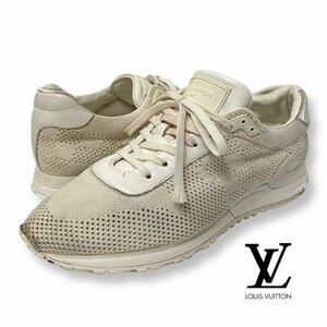 正規品 Louis Vuitton Run Away GO1126 ルイヴィトン ランナウェイ ライン ダミエ ニット ローカット スニーカー シューズ イタリア製 7