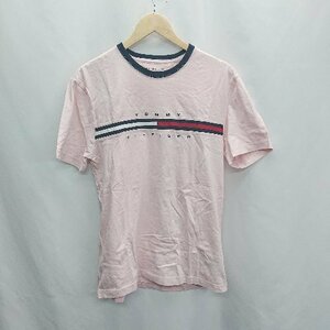 ◇ TOMMY HILFIGER トミー ヒルフィガー 半袖 Tシャツ サイズXL ピンク メンズ E