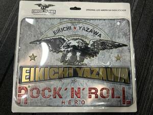 保管品 矢沢永吉 EIKICHI E YAZAWA LED付きステッカー ワシロゴ グッズ ROCK