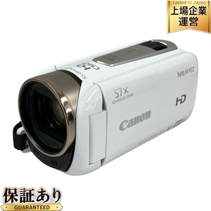 Canon iVIS HF R52 キヤノン ビデオカメラ ホワイト 2014年製 動画 撮影 趣味 中古 T9586530