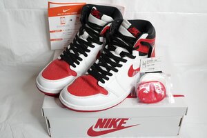 1円スタート！【美品】Nike ナイキ Air Jordan 1 Retro 1 High OG Heritage(ヘリテージ) 555088-161 US10(28cm)