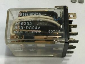 松下　リレー　AP6232 HG3-DC24 20A 250V AC　中古　 2F18AA