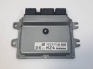 日産 エルグランド E52　ECU エンジンコントロールコンピューター　107515 H24 MEC123-110　HITACHI QR25DE 2.5L　動作OK　中古品