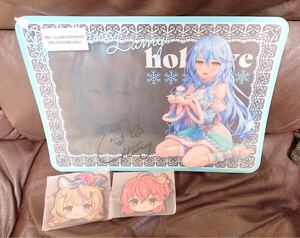 【1円～】ホロライブ hololiveくじ ローソンコラボ さくらみこ 尾丸ポルカ ダイカットマグネット 雪花ラミィ ビジュアルマット