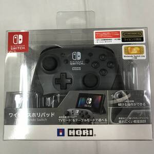 ge190 送料無料！動作品 ニンテンドーSWITCH スイッチ ワイヤレスホリパッド for Nintendo Switch グレー コントローラー HORI ホリ