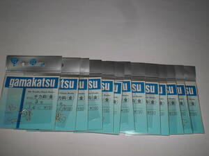 がまかつ　チカ鈎（金）３号１４本入り１３枚　ワカサギ、小アジ、小魚等
