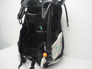 TUSA ツサ PLATINA プラチナ BCジャケット レディース 専用中圧ホース付 肩排気バルブひもなし サイズ：XS [3F-58975]