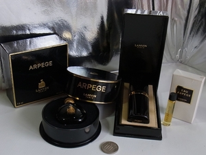 LANVIN ランバン★ARPEGE アルページュ EXTRAIT 7.5ml ミニボトル & EXTRAIT 7.5ml アトマイザー/EAU ARPEGE サンプル、香水3点