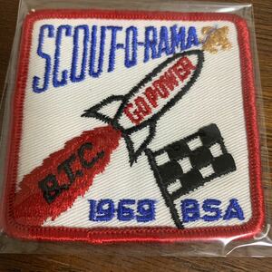 BSAWP-SOR-29 ボーイスカウト　アメリカ　刺繍　ワッペン　BSA Scout-O-Rama ビンテージ