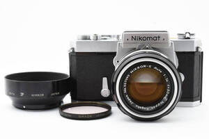 【美品】 ニコン ニコマート Nikon Nikomat FT Silver 35mm Film Camera 50mm f/1.4 #2288055