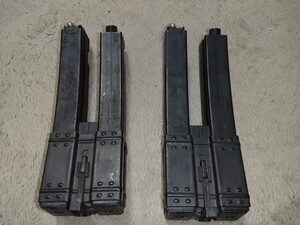 メーカー不明　スタンダード電動MP5系用多弾スペアマガジン　2本セット　中古