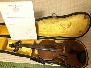 フランス 古いバイオリン フルサイズ 4/4 虎杢 ヴァイオリン ケース付き