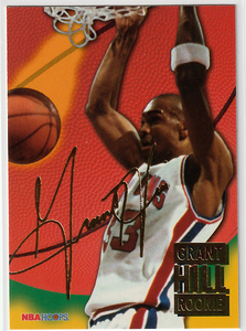 1994-95 Hoops GOLD SIGNATURE #PR3 GRANT HILL Rookie Wrapper Exchange