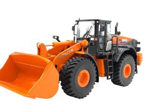 1円〜 美品 1/50スケール ZW310 日立 作業車 重機 ミニカー ミニチュア建機 ホイールローダー WHEEL LOADER