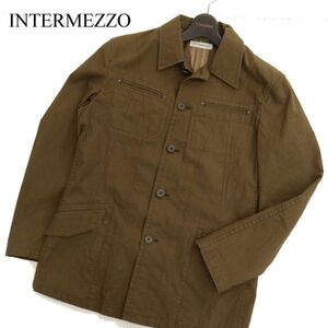 INTERMEZZO インターメッツォ レナウン 通年 カバーオール ワーク★ ジャケット Sz.M　メンズ　C3T11667_C#O