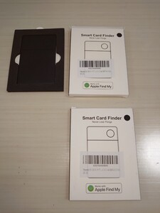 【未使用品】 2枚組み 紛失防止タグA pple Find My 対応 Smart Card Finder Seagate