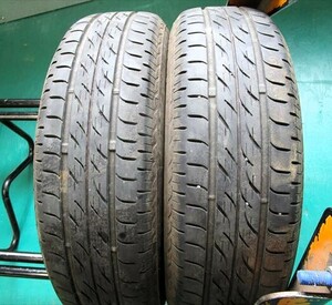 送料無料　155/65R14　BS　NEXTRY　2021年製　2本セット　4mmぐらい