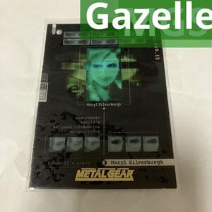 METAL GEAR SOLID TRADING CARD No.038 GAZELLE　メリル・シルバーバーグ　メリルシルバーバーグ