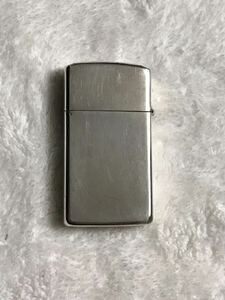 ZIPPO ジッポ ジッポー オイルライター スターリングシルバー スターリング STERLING SILVER シルバー 2000年製 中古品　スリム　slim