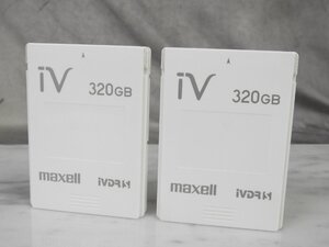 【G】 maxell IVDR-S 320GB カセットハードディスク 2個 3005426