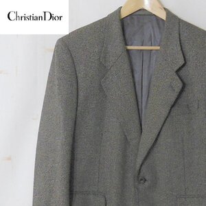 クリスチャンディオールChristian Dior MONSIEUR PRESTIGE■カシミヤ混ウールテーラードジャケット シングル■ミックスカラー ※NK4n12009