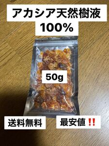 アカシア天然樹液100%ブロック　アラビアガム　50g マーモセット　モモンガ　補助食品