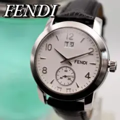 極美品 FENDI orologi スモセコ デイト メンズ腕時計 850