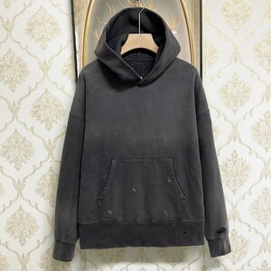 VISVIM ビズビム 23SS COURT HOODIE P.O CRASH 泥染加工 ヴィンテージ加工 パーカー フーディー 0123105010019 サイズ3