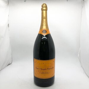 ◎N059【未開栓】超特大 Veuve Clicquot Ponsardin BRUT ヴーヴクリコ イエローラベル 6000ml 6リットル シャンパン スパークリング(ma)