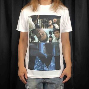 新品 ビック プリント ファイトクラブ ラッドピット 地下格闘技 映画ワン シーン Tシャツ S M L XL オーバーサイズ XXL~5XL ロンT パーカー