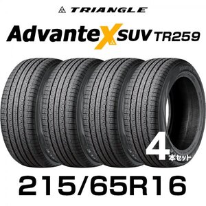 【新品】【2024年製】 輸入サマータイヤ4本セット 215/65R16-102V TRIANGLE AdvanteX SUV TR259 / トライアングル 2156516 16インチタイヤ