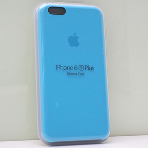 Apple iPhone 6s Plus , iPhone 6 Plus 用 アップル 純正 シリコンケース ブルー 青 Blue 純正ケース 訳あり 未使用 iPhone6sPlusケース