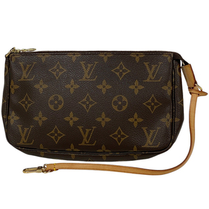 ルイ・ヴィトン Louis Vuitton ポシェット アクセソワール メイク コスメ ハンドバッグ モノグラム ブラウン M51980 レディース 【中古】