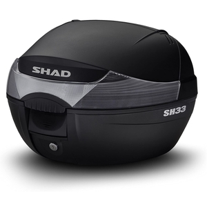 SHAD(シャッド) SH33 リアボックス/トップケース 無塗装ブラック 33L