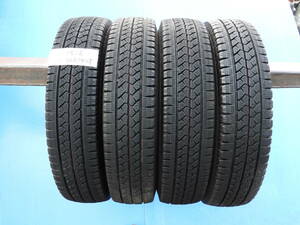 ★スタッドレス★バリ山！送料無料！ブリジストン　ブリザック　VL1【155/80R14 LT】 4本 管理番号 ST9512★