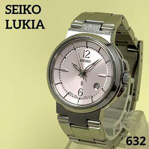 632 ★不動品ジャンク品★ SEIKO LUKIA セイコー ルキア 7N82-6E00 レディース 腕時計 3針 デイト クオーツ式 