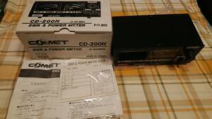 部品取りにいかが！？ コメット 3M-30MHz SWR/パワーメータ CD-200H 動作しません　ジャンク品