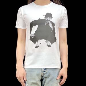 新品 スキャットマン ジョン SCATMAN ユーロビート テクノ ダンス ポップ ディスコ ジャズ Tシャツ Mサイズ タイト スリム ビッグ ワイド