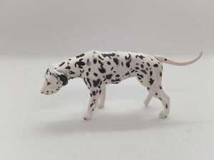 224.フィギュア　犬　イヌ　いぬ　動物　dog figure　ダルメシアン　1黒　