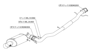 個人宅発送可能 柿本 マフラー Kakimoto.R カキモトアール MITSUBISHI ランサーエボリューション Ⅱ/Ⅲ CE9A 2.0_ターボ 4WD (MS304)