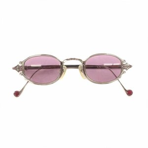 ジャンポールゴルチエ Jean Paul GAULTIER 世界限定5000本 サングラス 眼鏡 オーバル ヴィンテージ 紫 パープル シルバー色